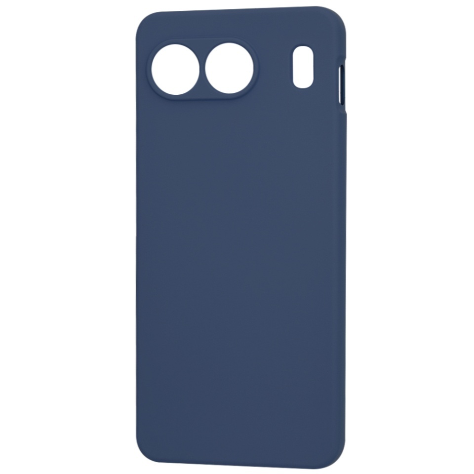 Husa pentru OnePlus Nord 4, SKYDDAR INNOVATION, din Silicon Catifelat, SoftElegance, set cu sticker, Bleumarin - 3 | YEO