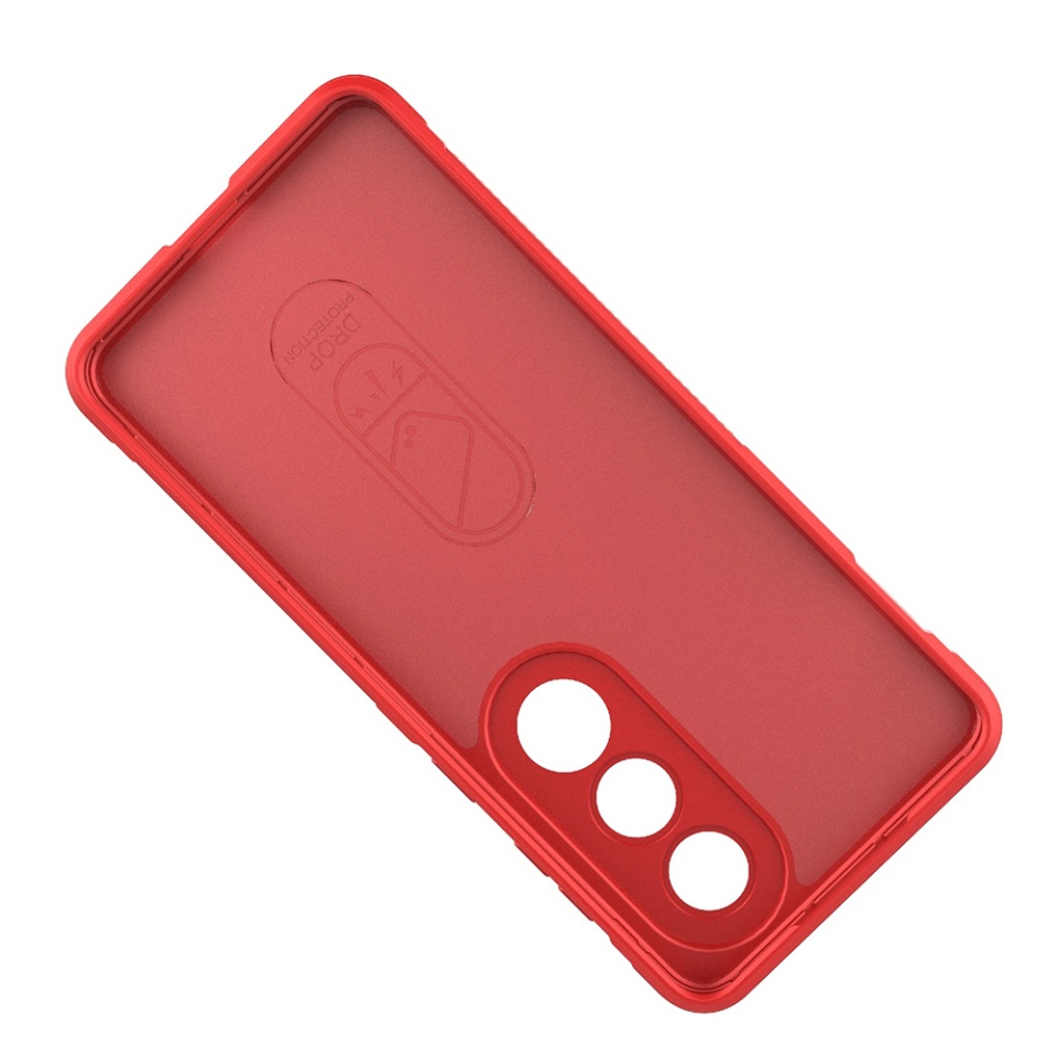 Husa pentru OnePlus Nord CE4 Lite eleganta, din silicon mat, SKDR Vogue - Rosu - 1 | YEO
