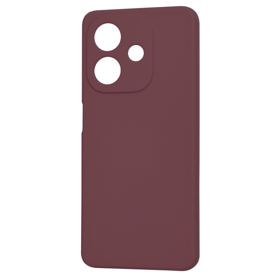 Husa pentru Oppo A40 4G / A60 5G din Silicon Catifelat, Protectie Premium, Skyddar SoftElegance - Bordo - 3 | YEO