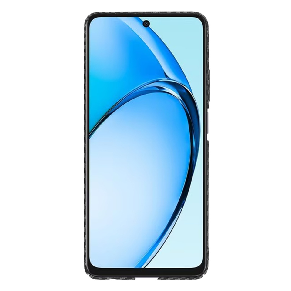 Husa pentru Oppo A60 4G, Finisaj Premium cu Textura de Carbon, Design Elegant, SKDR CarbonFlex - Negru - 1 | YEO
