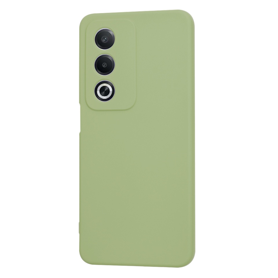 Husa pentru Oppo A80 5G din Silicon Catifelat, Protectie Premium, Skyddar SoftElegance - Verde - 2 | YEO