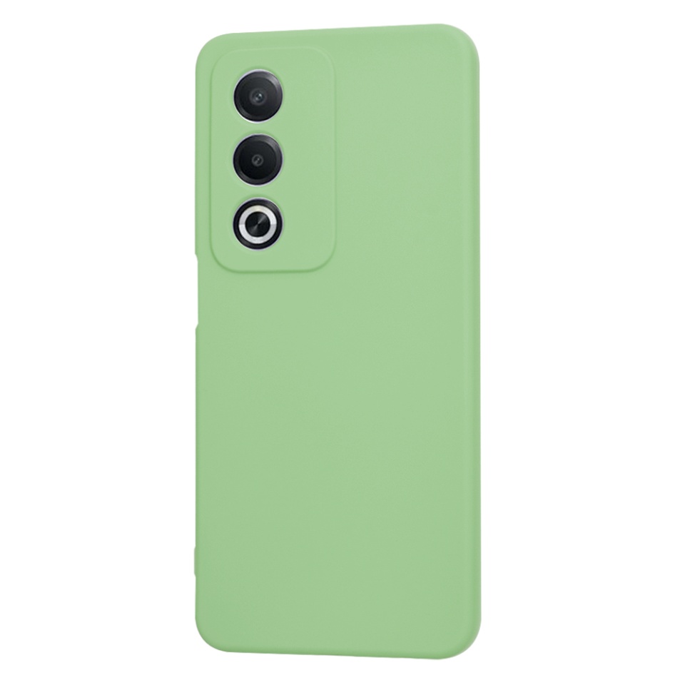 Husa pentru Oppo A80 5G din Silicon Catifelat, Protectie Premium, Skyddar SoftElegance - Verde deschis - 2 | YEO
