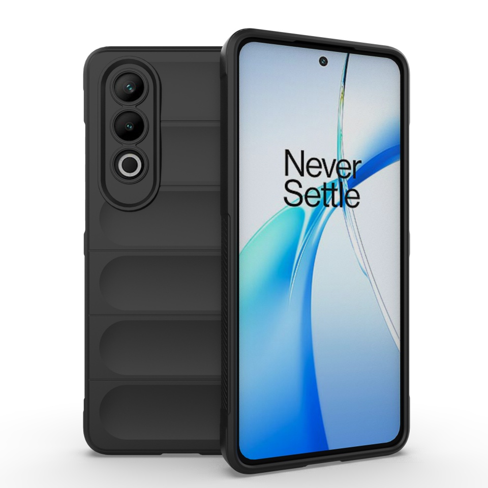Husa pentru Oppo A80 5G eleganta, din silicon mat, SKDR Vogue - Negru