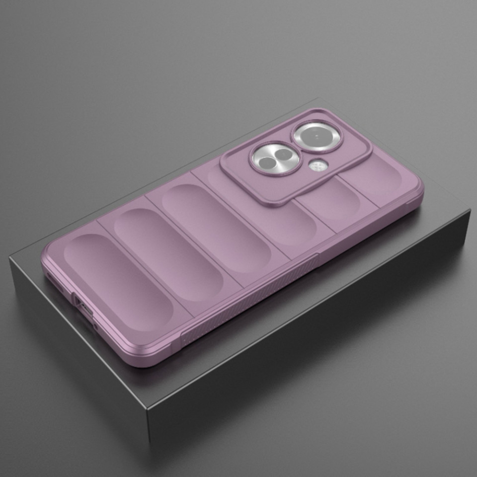 Husa pentru Oppo Reno11 F eleganta, din silicon mat, SKDR Vogue - Mov - 2 | YEO