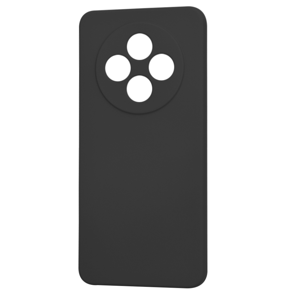 Husa pentru Oppo Reno12 F 5G / Reno12 FS / Reno12 F 4G din Silicon Catifelat, Protectie Premium, Skyddar SoftElegance - Negru - 3 | YEO