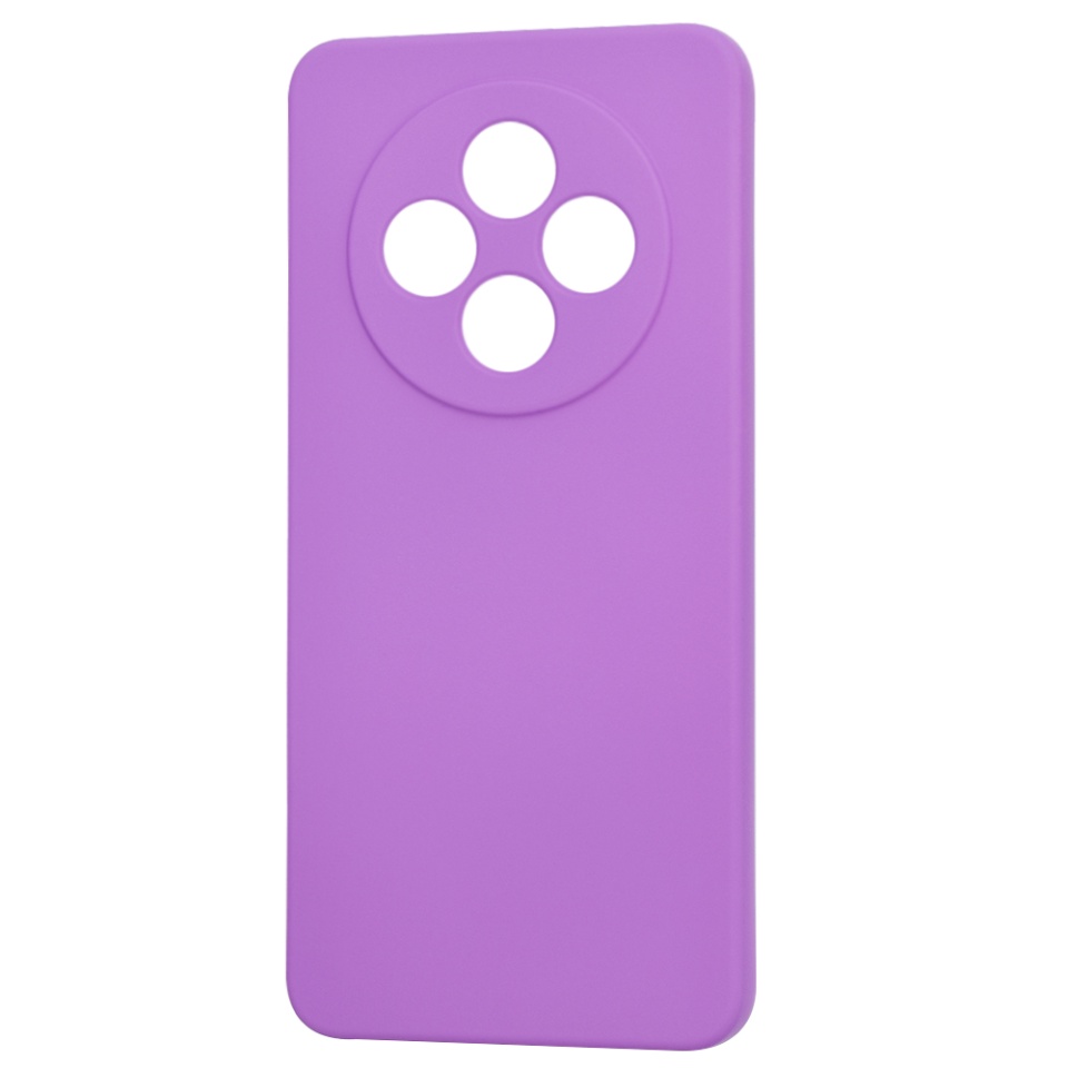 Husa pentru Oppo Reno12 F 5G / Reno12 FS / Reno12 F 4G din Silicon Catifelat, Protectie Premium, Skyddar SoftElegance - Mov - 3 | YEO