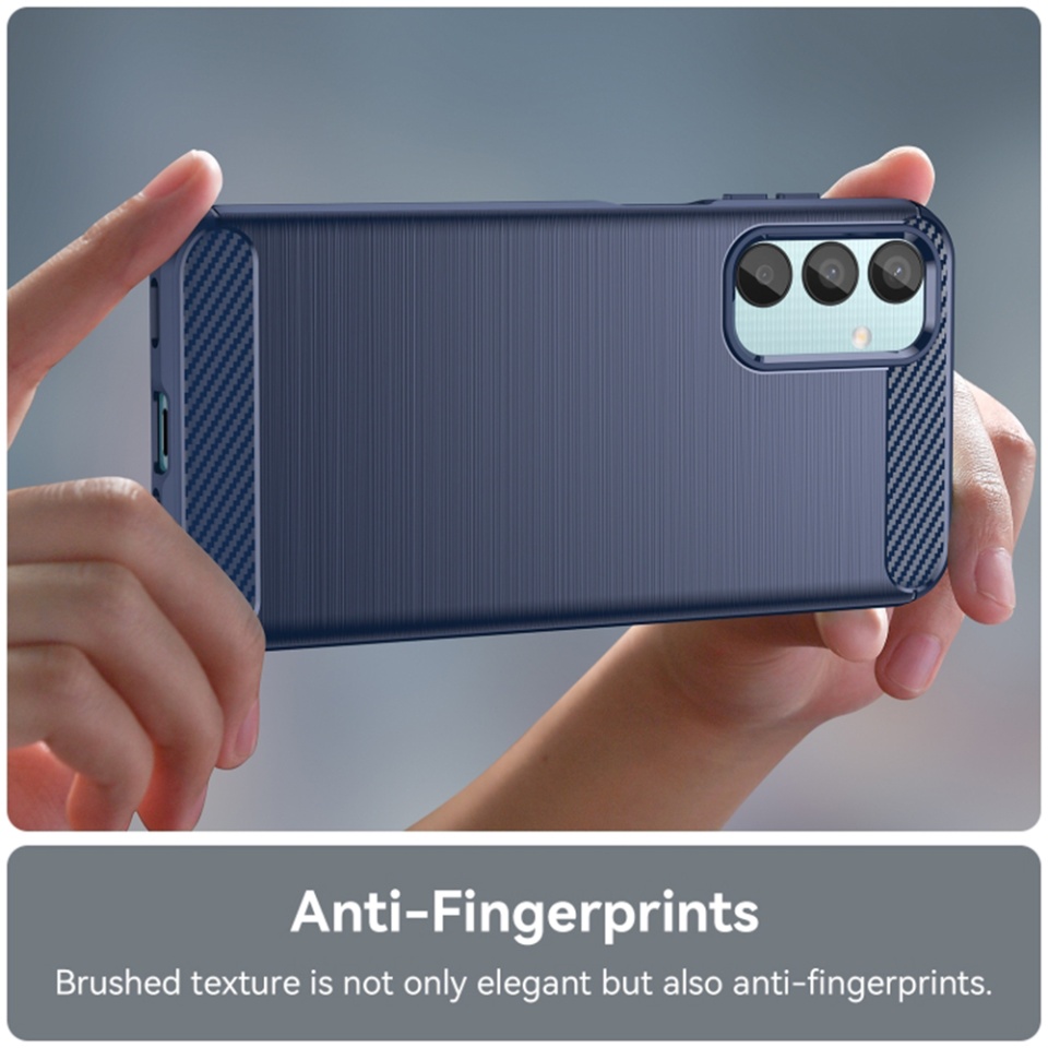 Husa pentru Oppo Reno12 Pro din Silicon Premium, Slim, cu textura Fibra Carbon - Negru - 1 | YEO