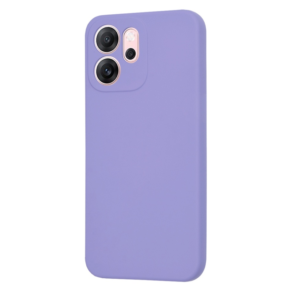 Husa pentru Oppo Reno14 F, SKYDDAR INNOVATION, din Silicon Catifelat, SoftElegance, set cu sticker, Violet - 2 | YEO
