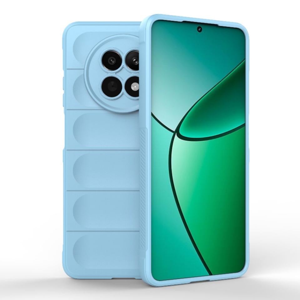 Husa pentru Realme 12x / 12 eleganta, din silicon mat, SKDR Vogue - Bleu
