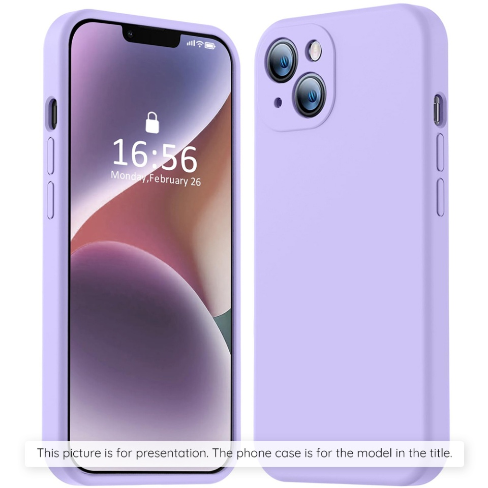 Husa pentru Samsung Galaxy A06 din Silicon Catifelat, Protectie Premium, Skyddar SoftElegance - Violet