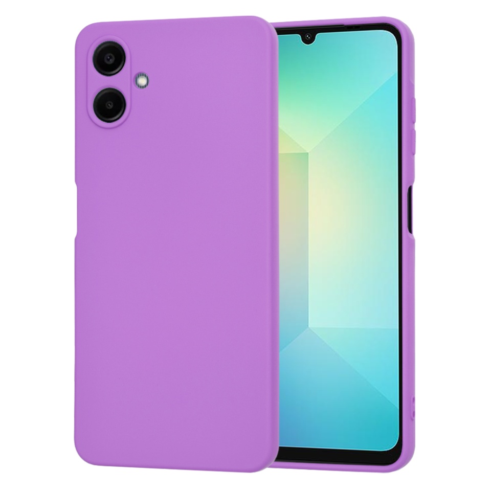 Husa pentru Samsung Galaxy A06 din Silicon Catifelat, Protectie Premium, Skyddar SoftElegance - Mov