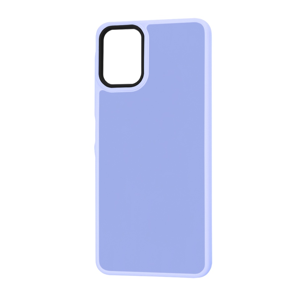 Husa pentru Samsung Galaxy A06, SKYDDAR INNOVATION, HaloFrost, AntiSoc, Mov deschis, set cu sticker - 3 | YEO