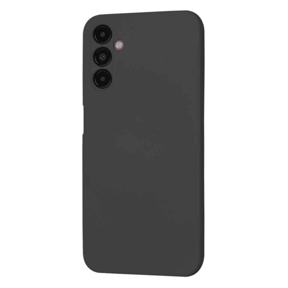 Husa pentru Samsung Galaxy A14 5G / Galaxy A14 4G din Silicon Catifelat, Protectie Premium, Skyddar SoftElegance - Negru - 3 | YEO