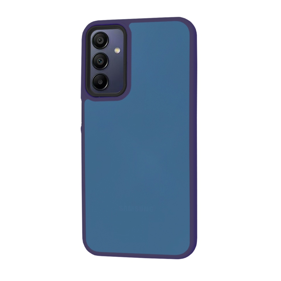 Husa pentru Samsung Galaxy A15 4G / Galaxy A15 5G, ce Absoarbe Cele mai Aspre Socuri, Skyddar Frosted - Bleumarin - 1 | YEO