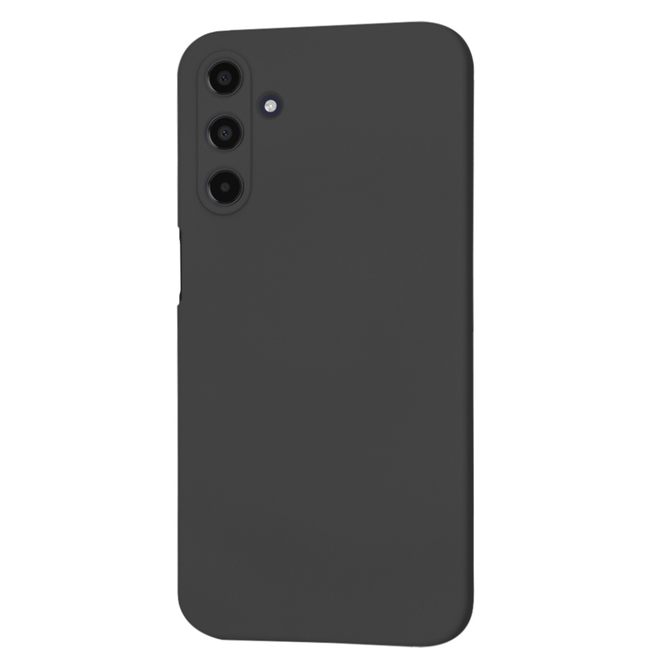 Husa pentru Samsung Galaxy A15 4G / Galaxy A15 5G din Silicon Catifelat, Protectie Premium, Skyddar SoftElegance - Negru - 3 | YEO