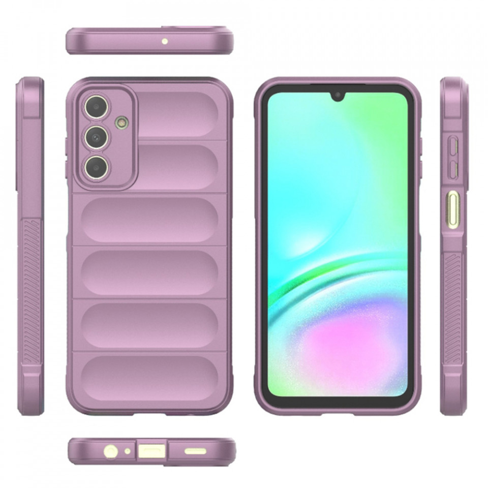 Husa pentru Samsung Galaxy A15 4G / Galaxy A15 5G eleganta, din silicon mat, SKDR Vogue - Mov - 1 | YEO