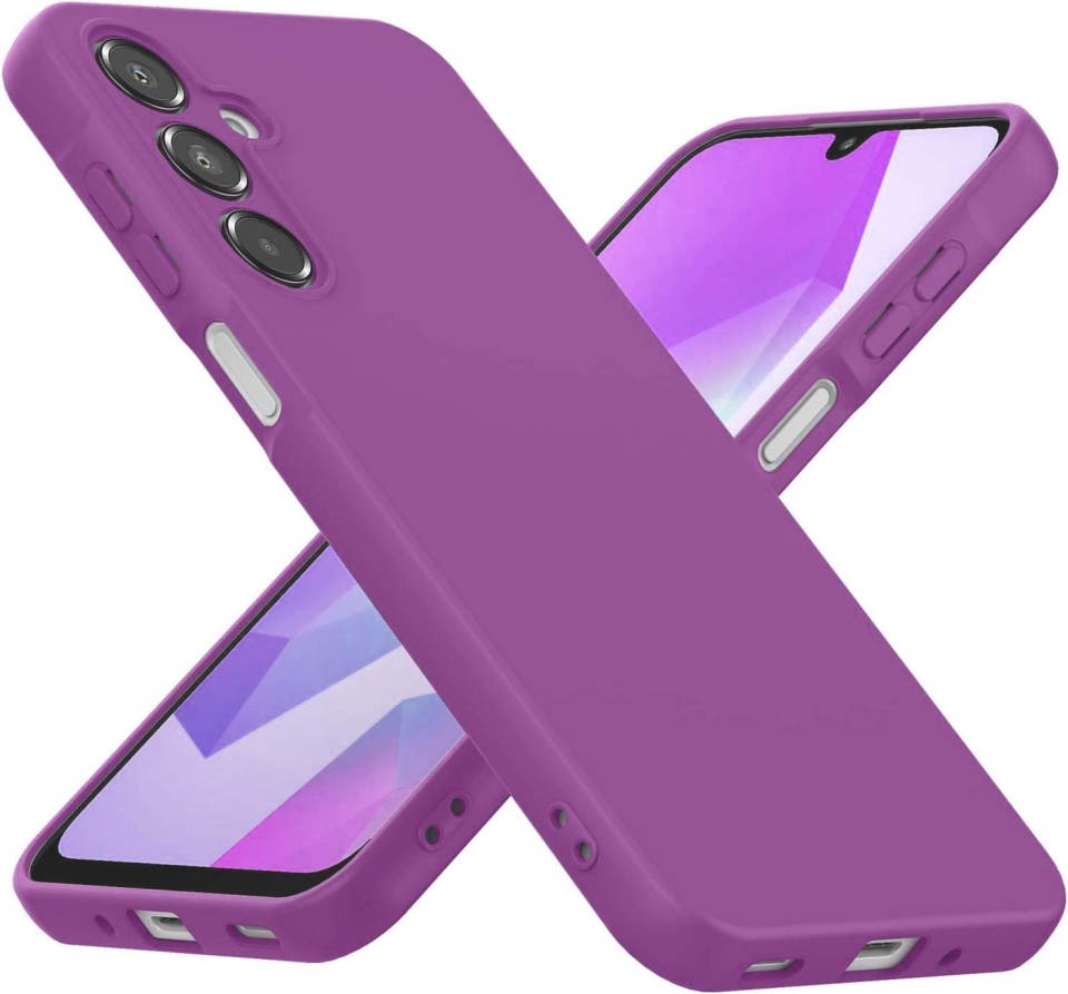 Husa pentru Samsung Galaxy A16 4G / Galaxy A16 5G din Silicon Catifelat, Protectie Premium, Skyddar SoftElegance - Mov