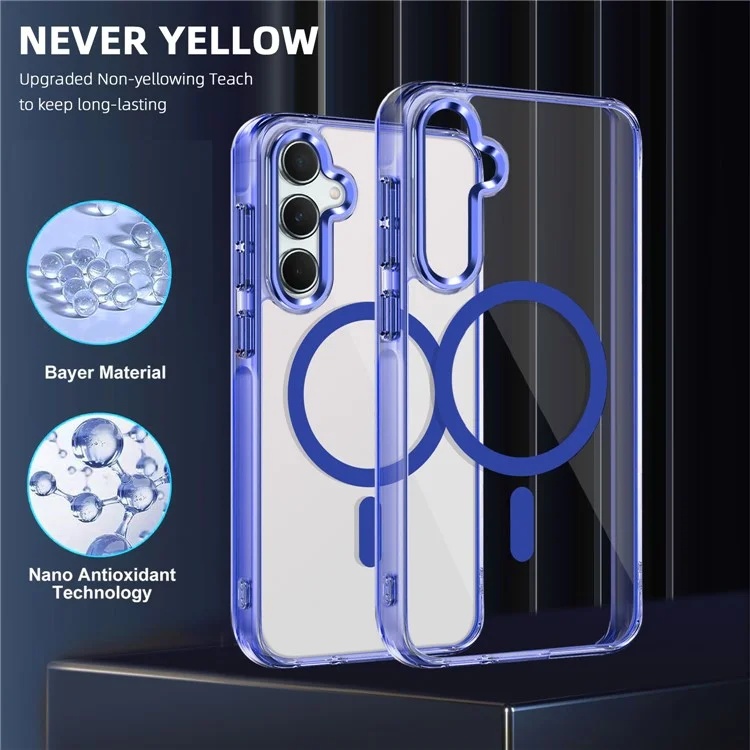 Husa pentru Samsung Galaxy A16 cu Magsafe integrat, SKYDDAR Luxury Shield - Auriu - 3 | YEO