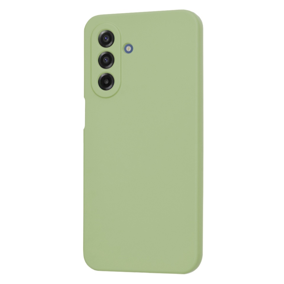 Husa pentru Samsung Galaxy A17 5G, SKYDDAR INNOVATION, din Silicon Catifelat, SoftElegance, set cu sticker, Verde - 2 | YEO
