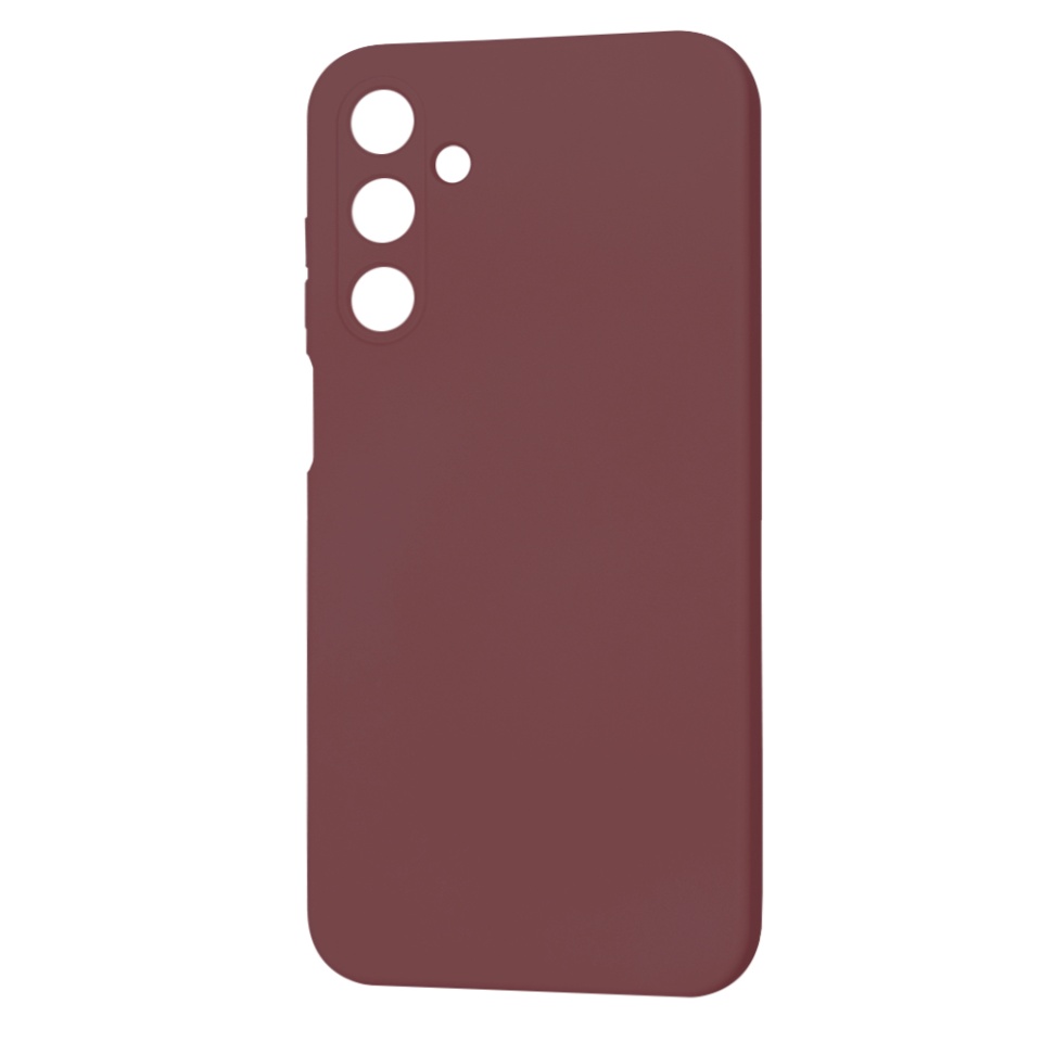 Husa pentru Samsung Galaxy A25 5G din Silicon Catifelat, Protectie Premium, Skyddar SoftElegance Magsafe - Bordo - 2 | YEO