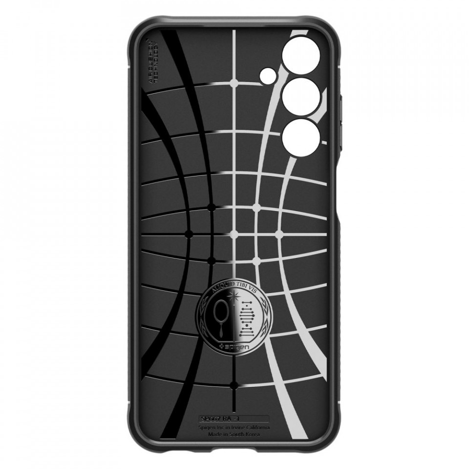 Husa pentru Samsung Galaxy A25 5G, Rugged Armor Spigen - Negru - 3 | YEO