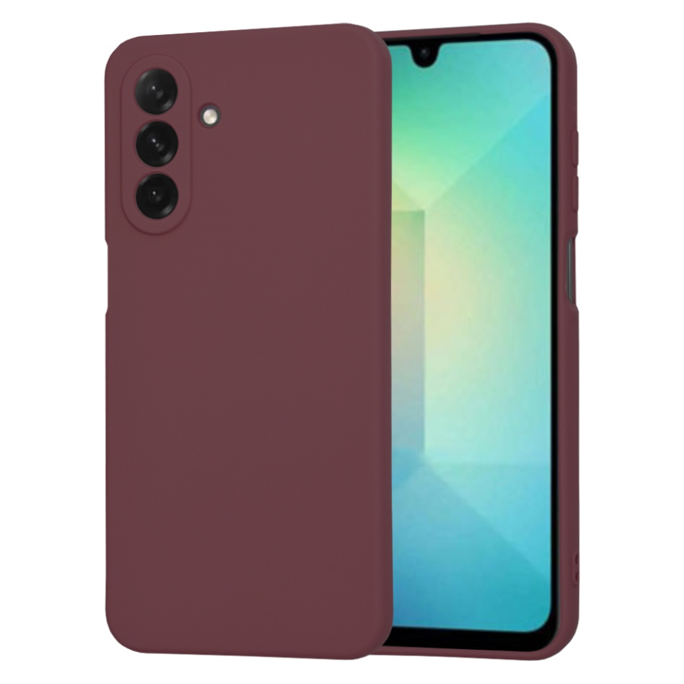 Husa pentru Samsung Galaxy A26 5G din Silicon Catifelat, Protectie Premium, SoftElegance - Bordo
