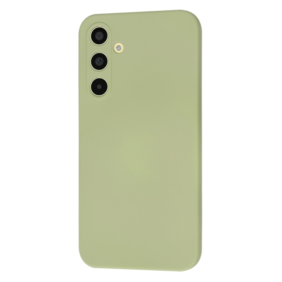 Husa pentru Samsung Galaxy A35 5G din Silicon Catifelat, Protectie Premium, Skyddar SoftElegance Magsafe - Verde - 1 | YEO