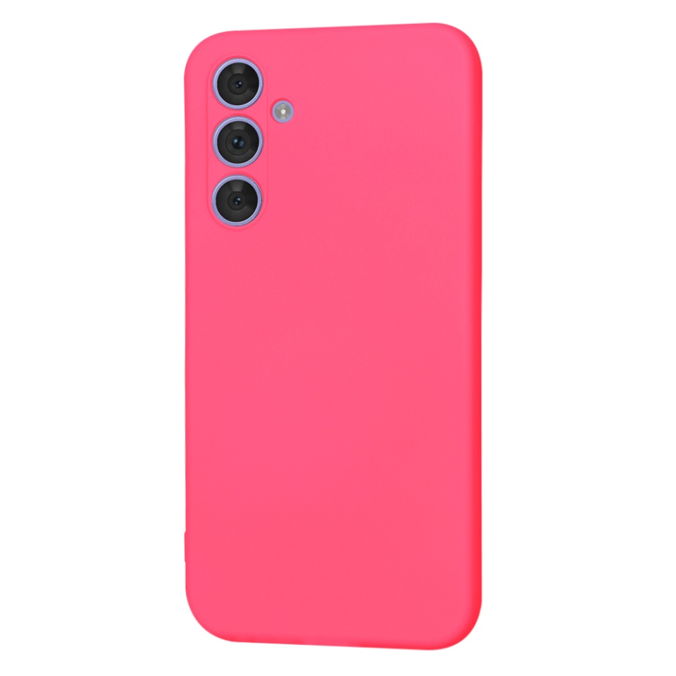 Husa pentru Samsung Galaxy A54 din Silicon Catifelat, Protectie Premium, Skyddar SoftElegance - Fucsia - 3 | YEO