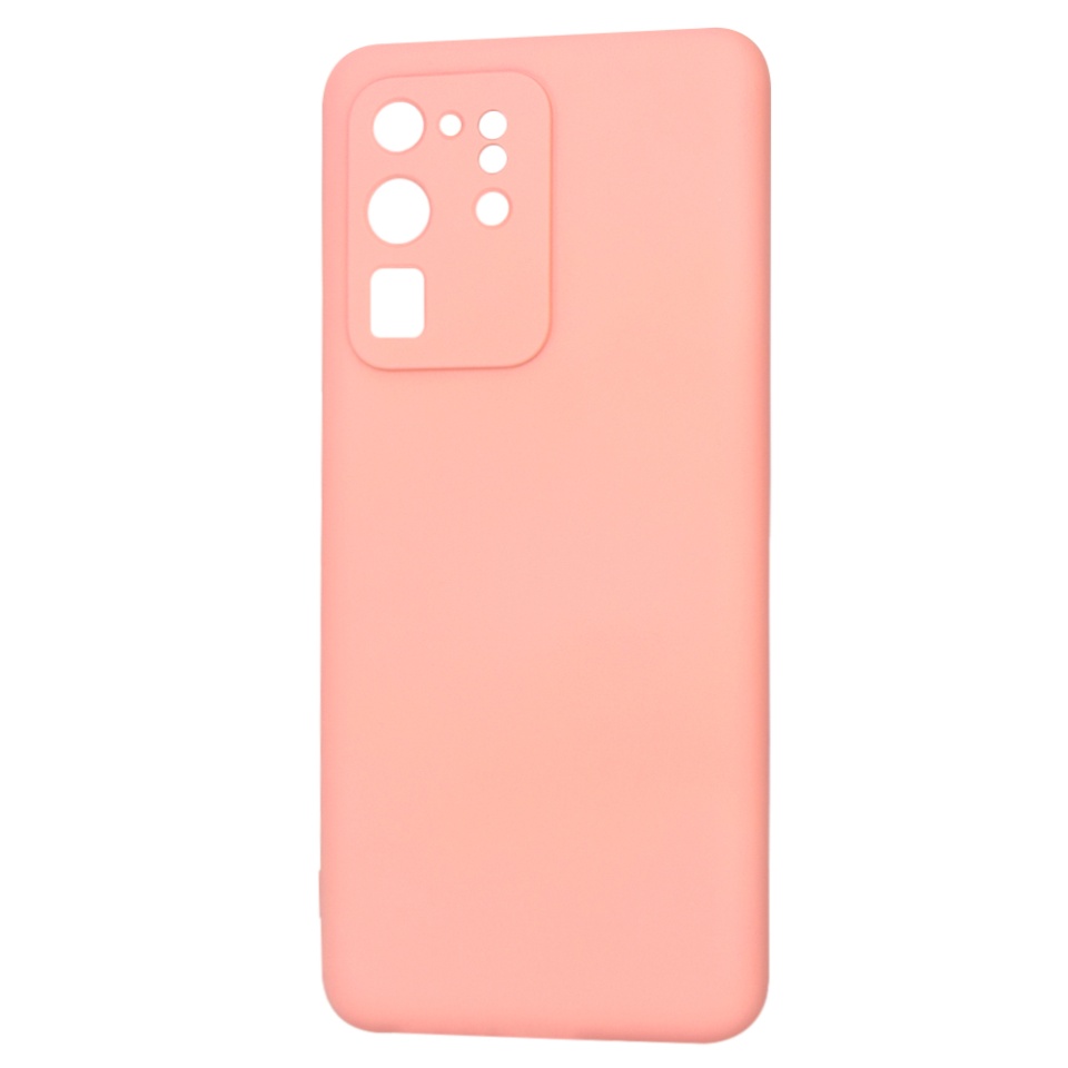 Husa pentru Samsung Galaxy S20 Ultra 5G / Galaxy S20 Ultra din Silicon Catifelat, Protectie Premium, Skyddar SoftElegance - Roz - 1 | YEO