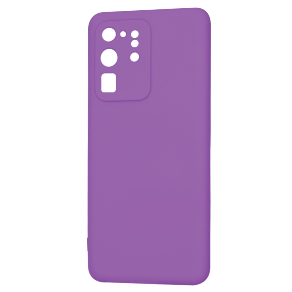 Husa pentru Samsung Galaxy S20 Ultra 5G / Galaxy S20 Ultra din Silicon Catifelat, Protectie Premium, Skyddar SoftElegance - Mov - 1 | YEO