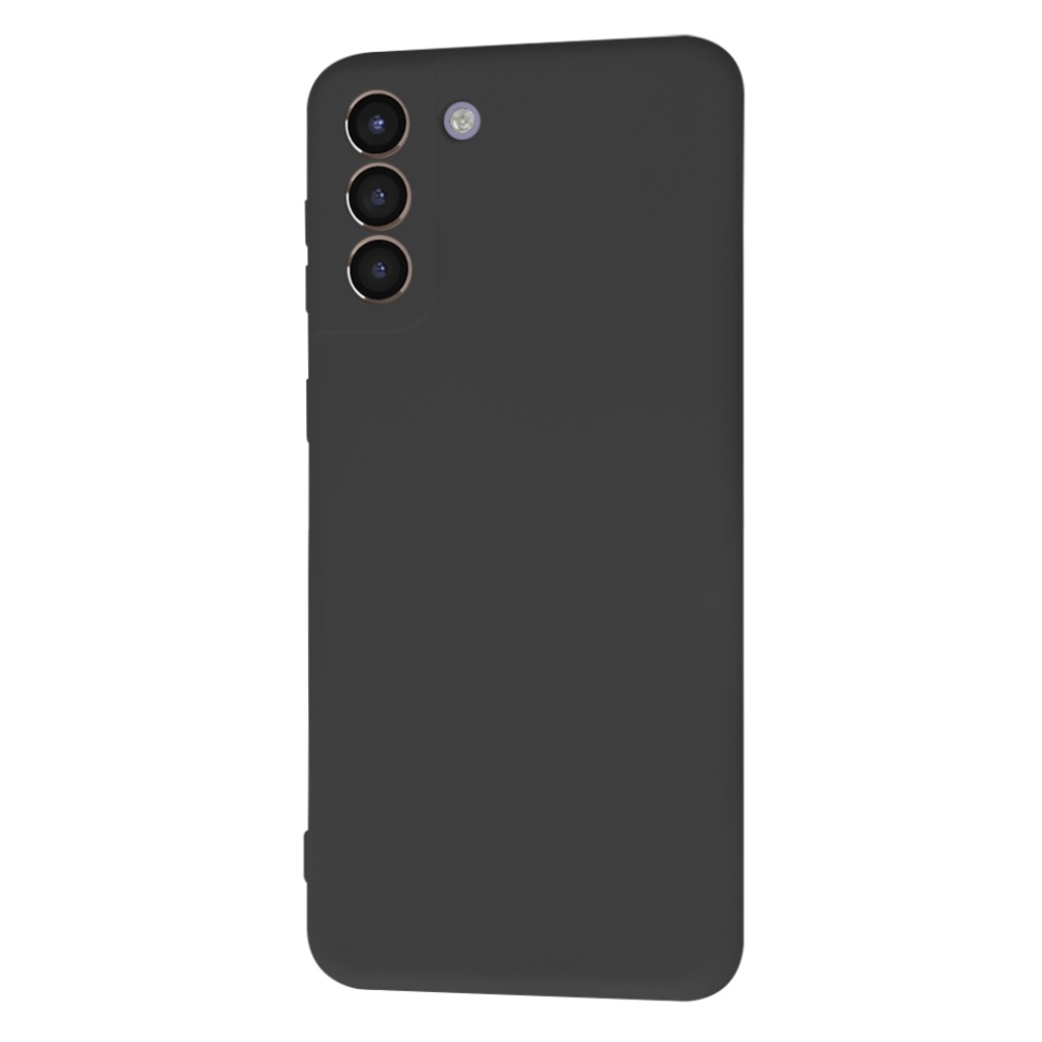 Husa pentru Samsung Galaxy S21 Plus 5G din Silicon Catifelat, Protectie Premium, Skyddar SoftElegance - Negru - 3 | YEO