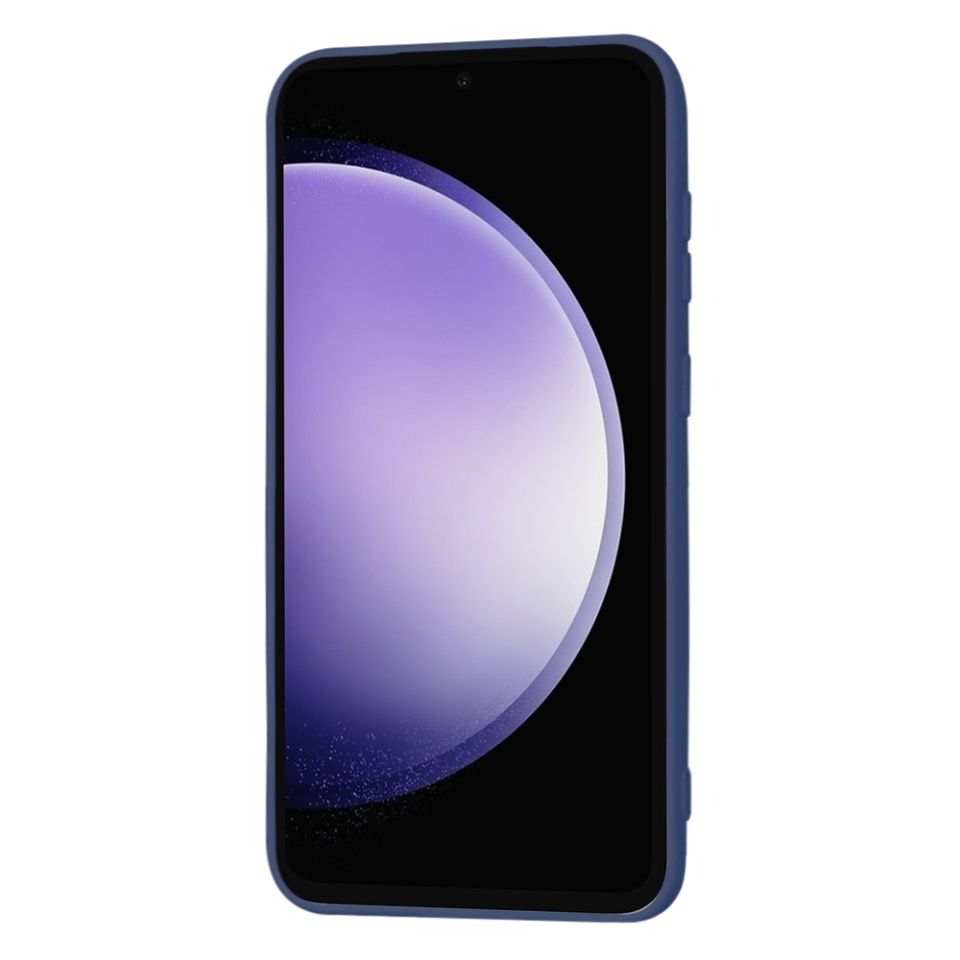 Husa pentru Samsung Galaxy S23 FE din Silicon Catifelat, Protectie Premium, Skyddar SoftElegance MagSafe - Bleumarin - 1 | YEO