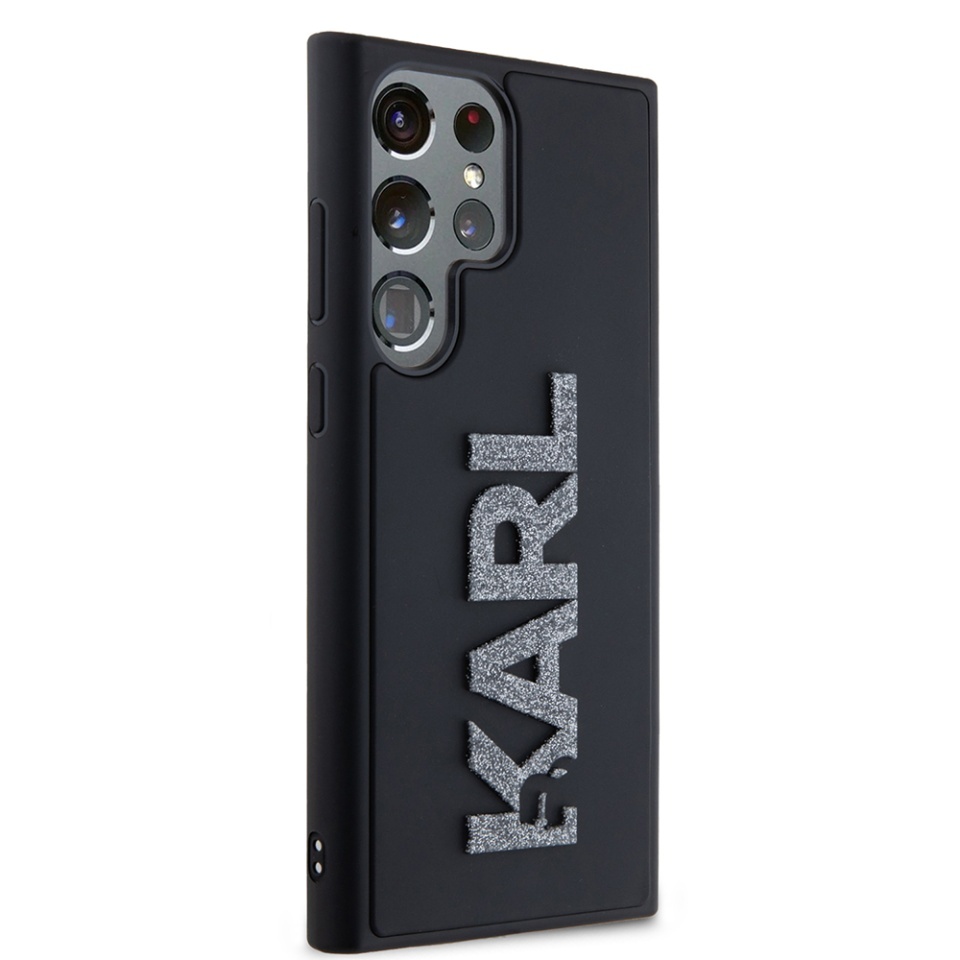 Husa pentru Samsung Galaxy S23 Ultra, 3D Design, Karl Lagerfeld, Negru - 2 | YEO