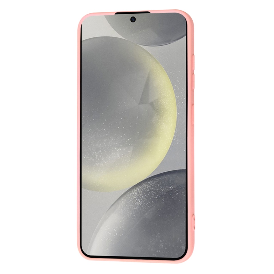 Husa pentru Samsung Galaxy S24 din Silicon Catifelat, Protectie Premium, Skyddar SoftElegance - Roz - 2 | YEO