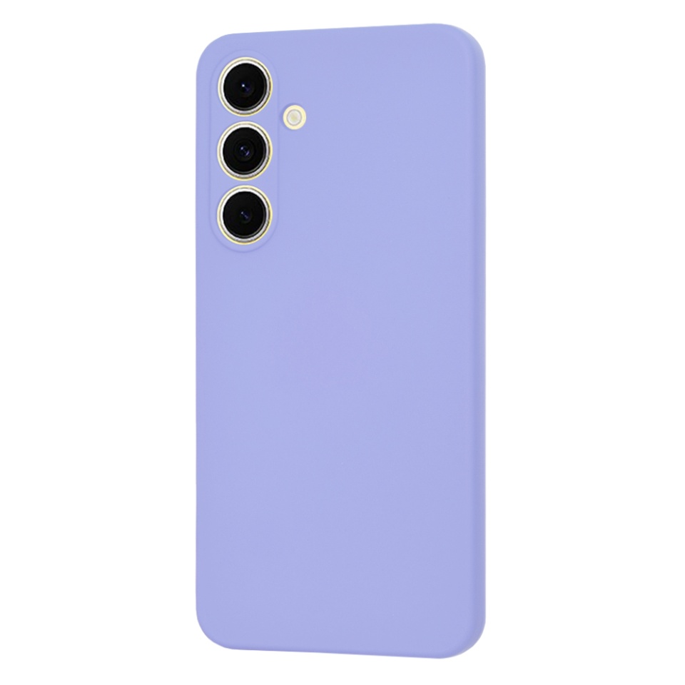 Husa pentru Samsung Galaxy S24 FE din Silicon Catifelat, Protectie Premium, Skyddar SoftElegance Magsafe - Violet - 1 | YEO