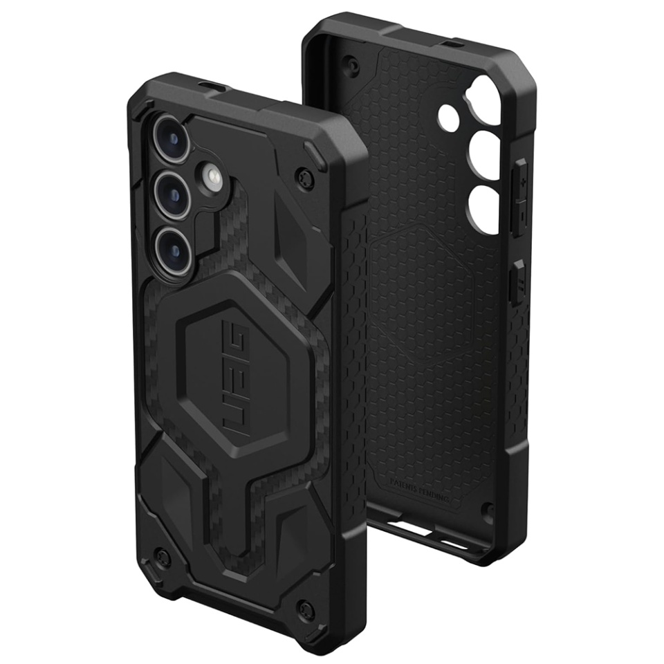 Husa pentru Samsung Galaxy S24, Monarch Pro MagSafe, UAG - Carbon Fiber