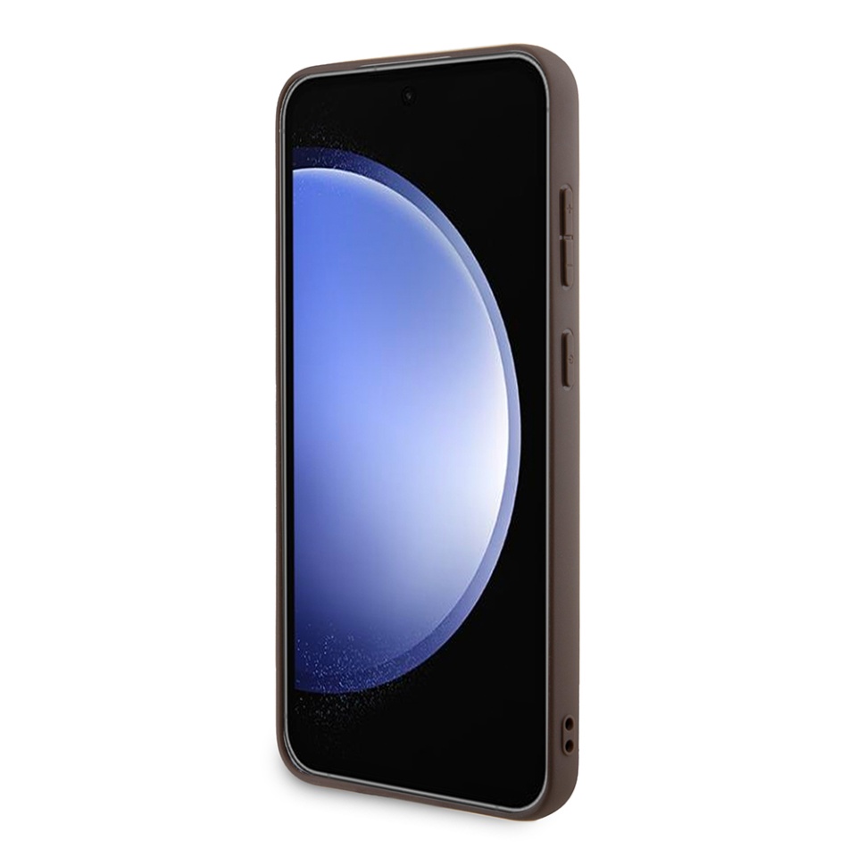 Husa pentru Samsung Galaxy S24 Plus, 4G Collection Leather MagSafe, Guess - Maro - 1 | YEO
