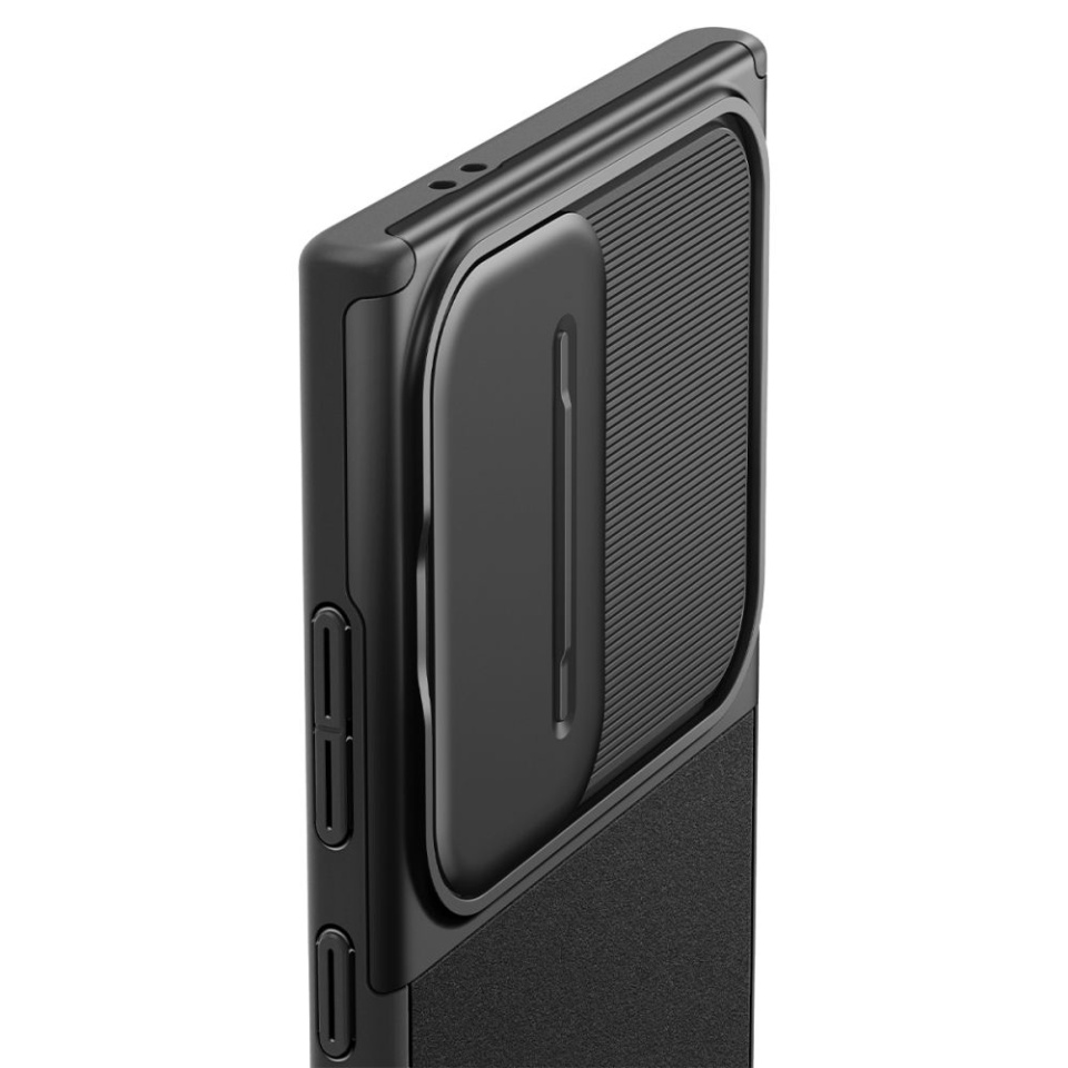Husa pentru Samsung Galaxy S24 Ultra, Spigen Optik Armor - Negru - 6
