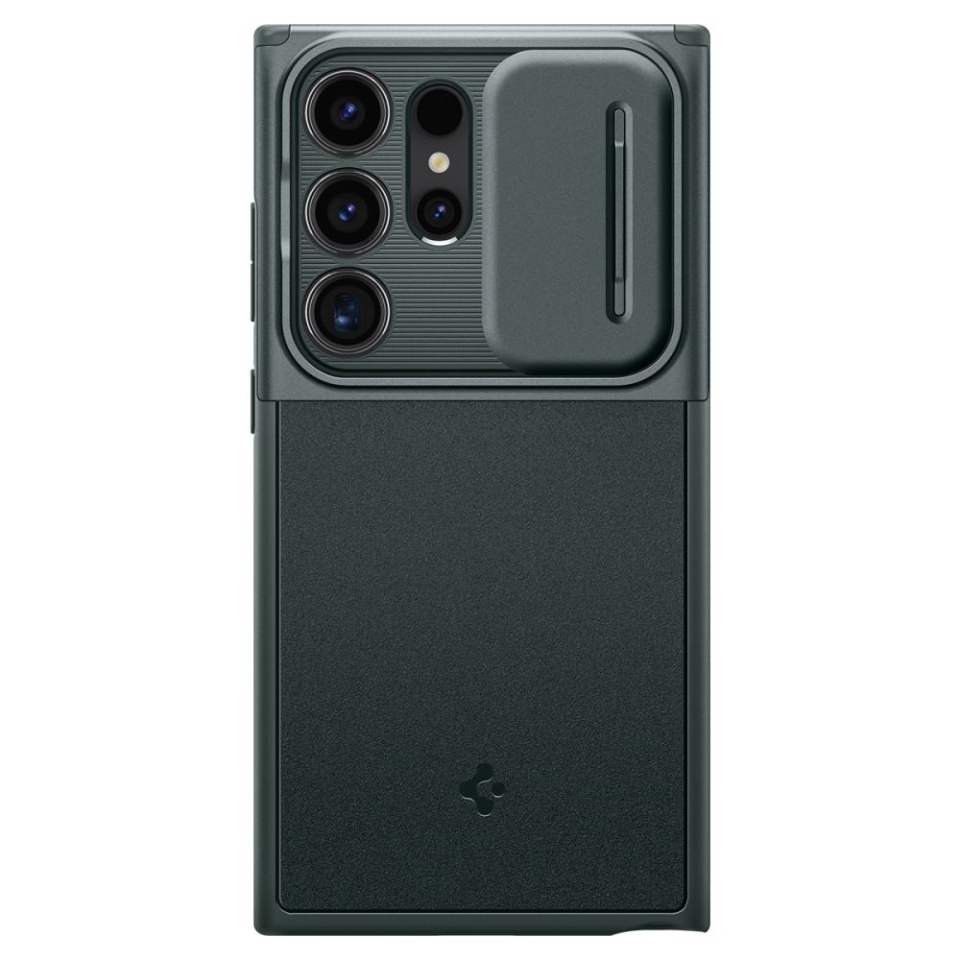 Husa pentru Samsung Galaxy S24 Ultra, Spigen Optik Armor - Verde - 1 | YEO