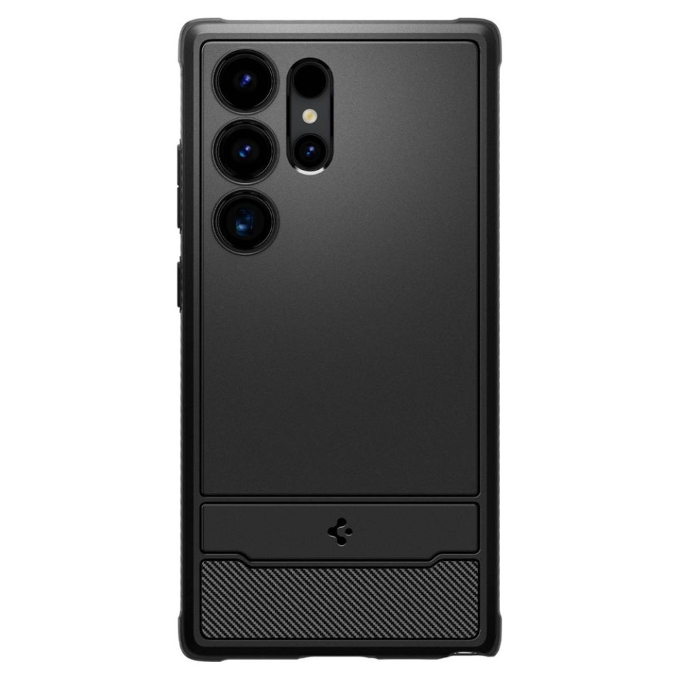 Husa pentru Samsung Galaxy S24 Ultra, Spigen Rugged Armor - Negru - 1 | YEO