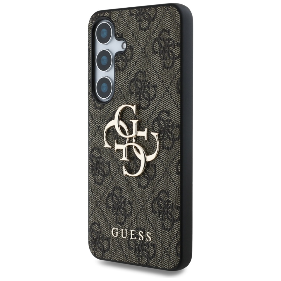 Husa pentru Samsung Galaxy S25, Guess, Hardcase Classic, Maro - 5