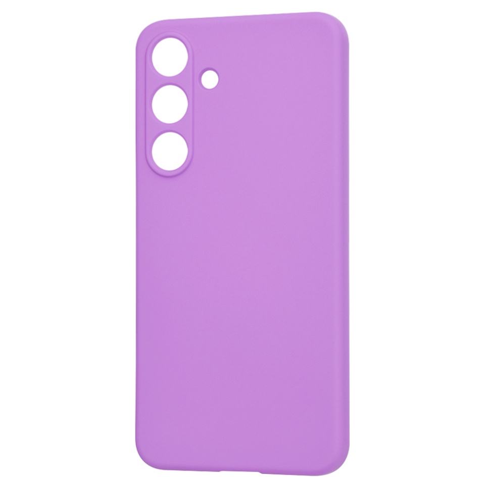 Husa pentru Samsung Galaxy S25 Plus din Silicon Catifelat, Protectie Premium, Skyddar SoftElegance - Mov - 3 | YEO