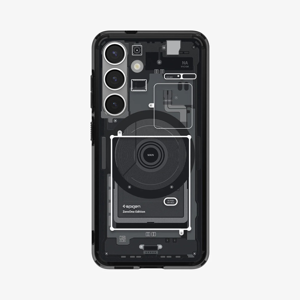 Husa pentru Samsung Galaxy S25, Spigen Ultra Hybrid Zero One - Negru - 2 | YEO