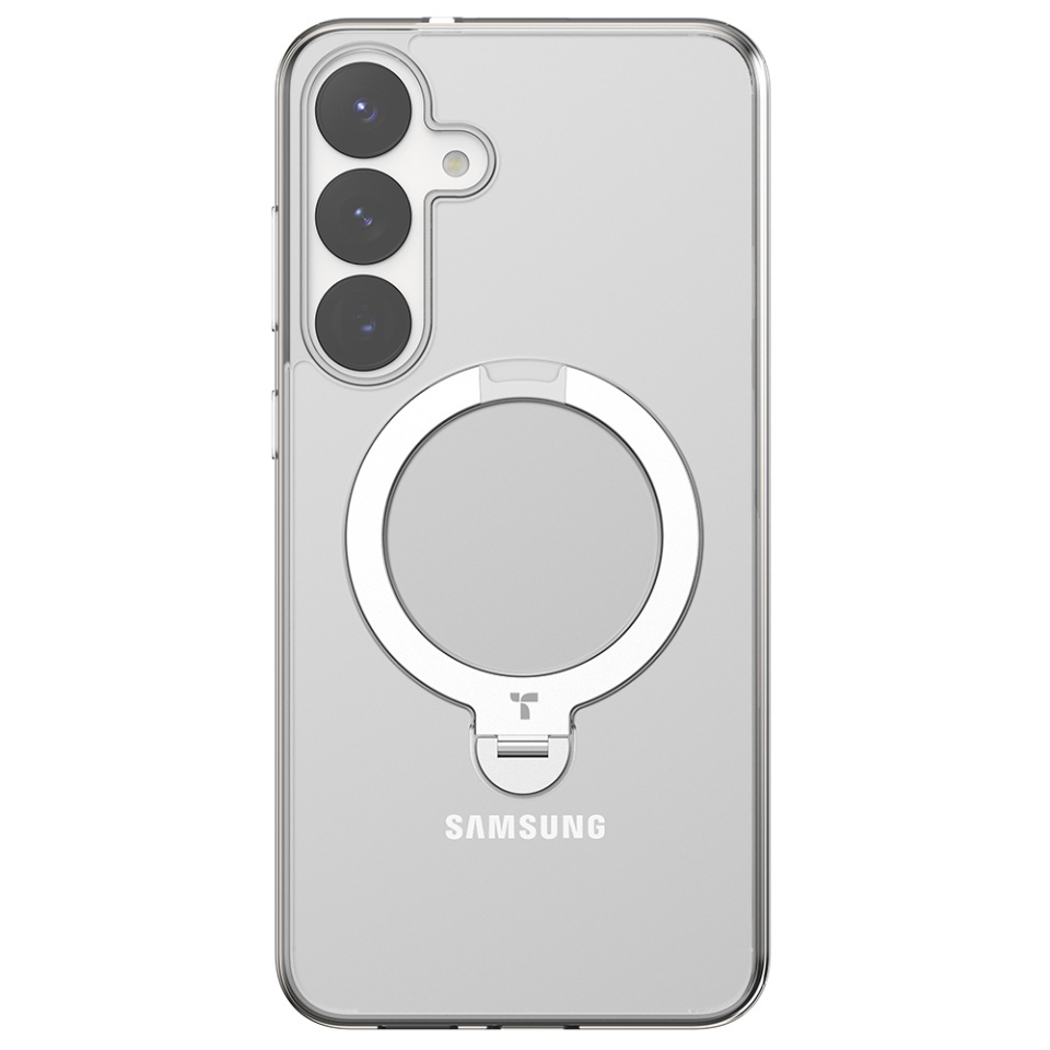 Husa pentru Samsung Galaxy S25, Torras Ostand Spin MagSafe, Transparenta - 3 | YEO