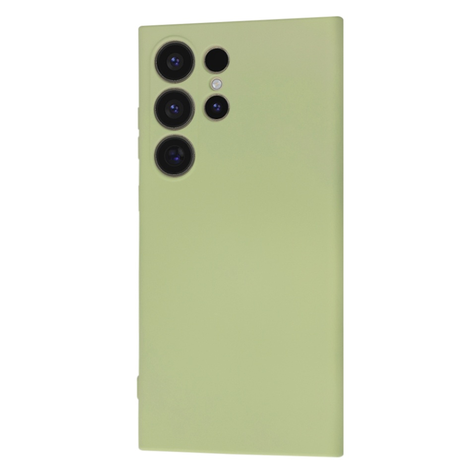 Husa pentru Samsung Galaxy S25 Ultra din Silicon Catifelat, Protectie Premium, Skyddar SoftElegance - Verde - 3 | YEO