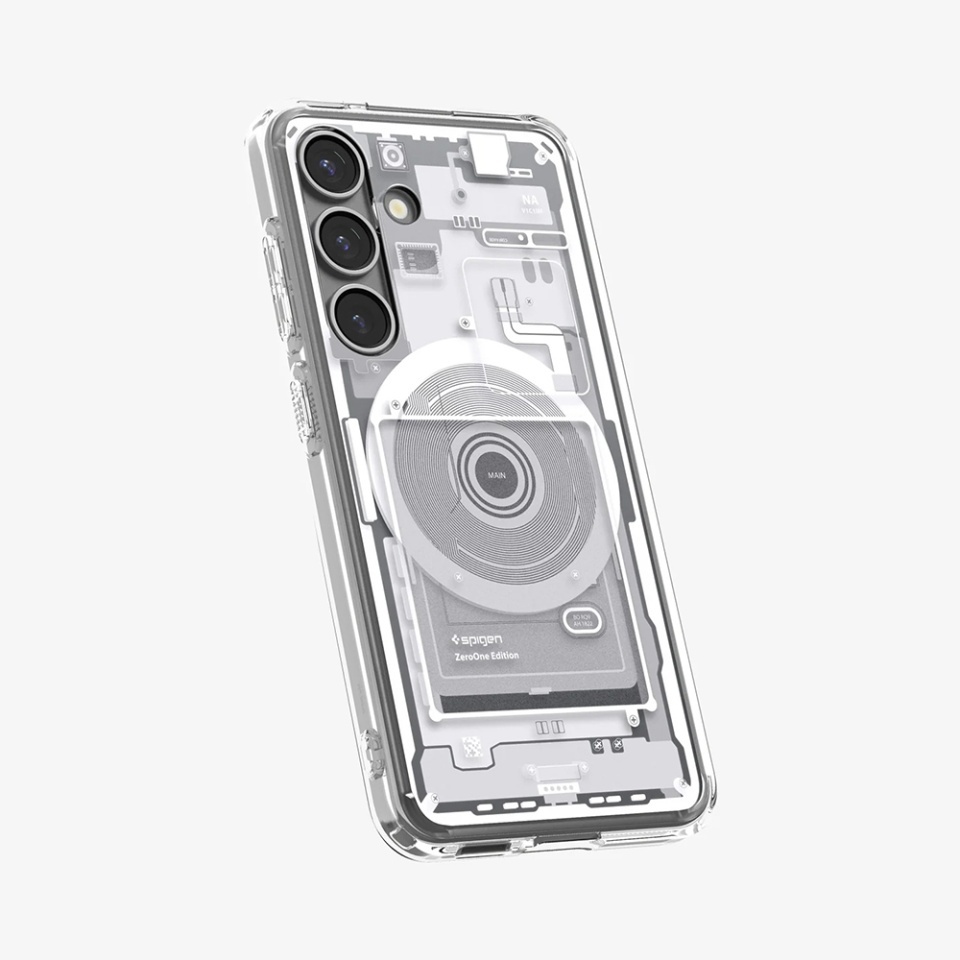 Husa pentru Samsung Galaxy S25, Ultra Hybrid Zero One - Alb - 3 | YEO