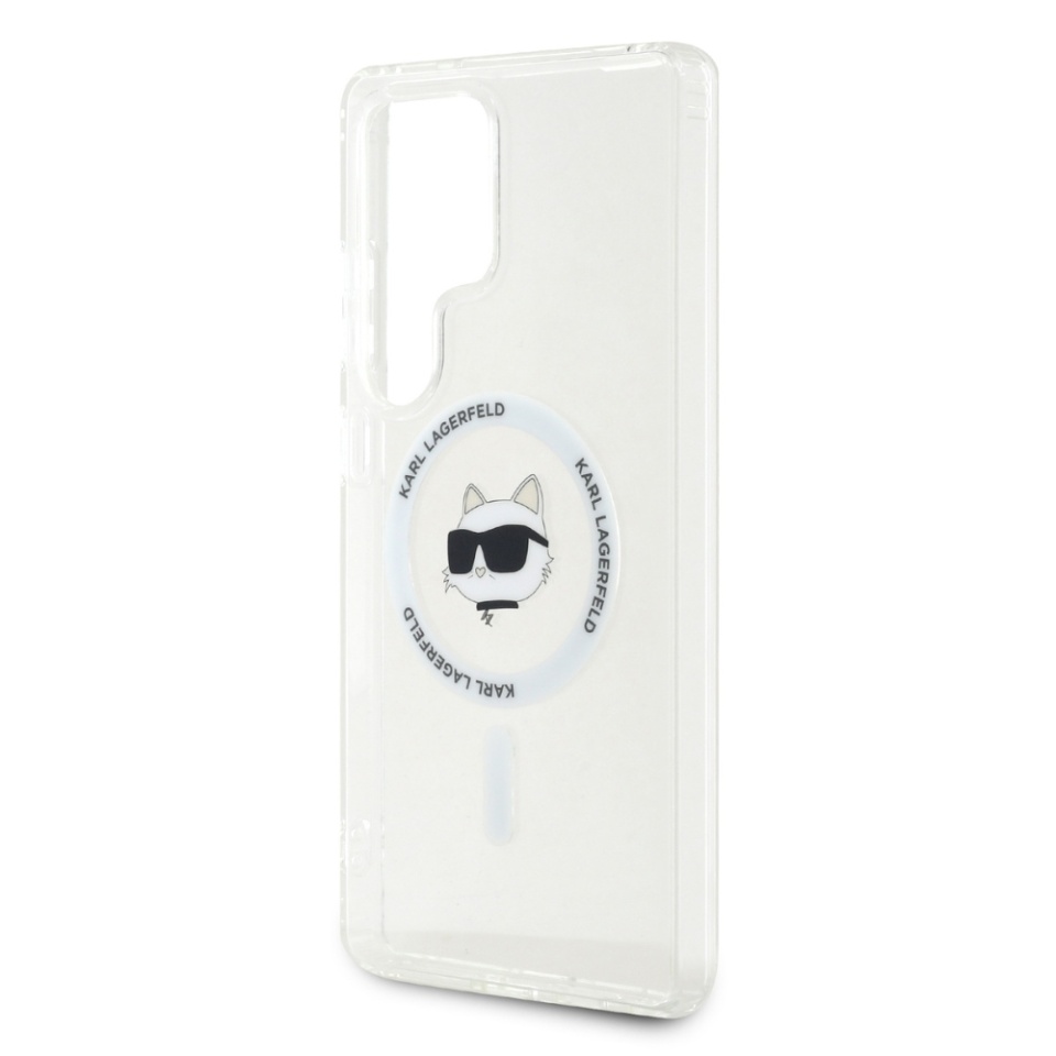Husa pentru Samsung Galaxy S25 Ultra, Karl Lagerfeld, IML MagSafe, Alb - 2 | YEO