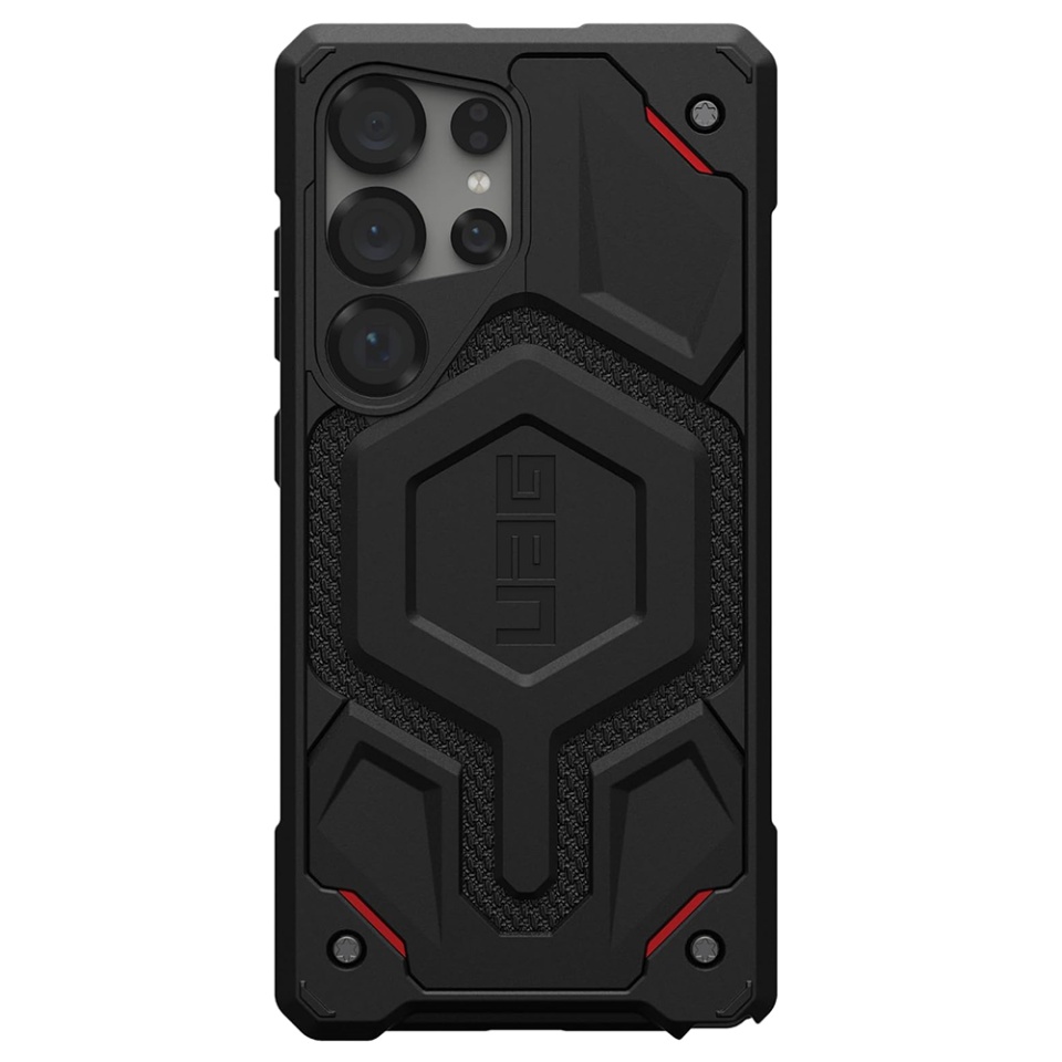 Husa pentru Samsung Galaxy S25 Ultra, Monarch Pro UAG - Kevlar Black - 1 | YEO