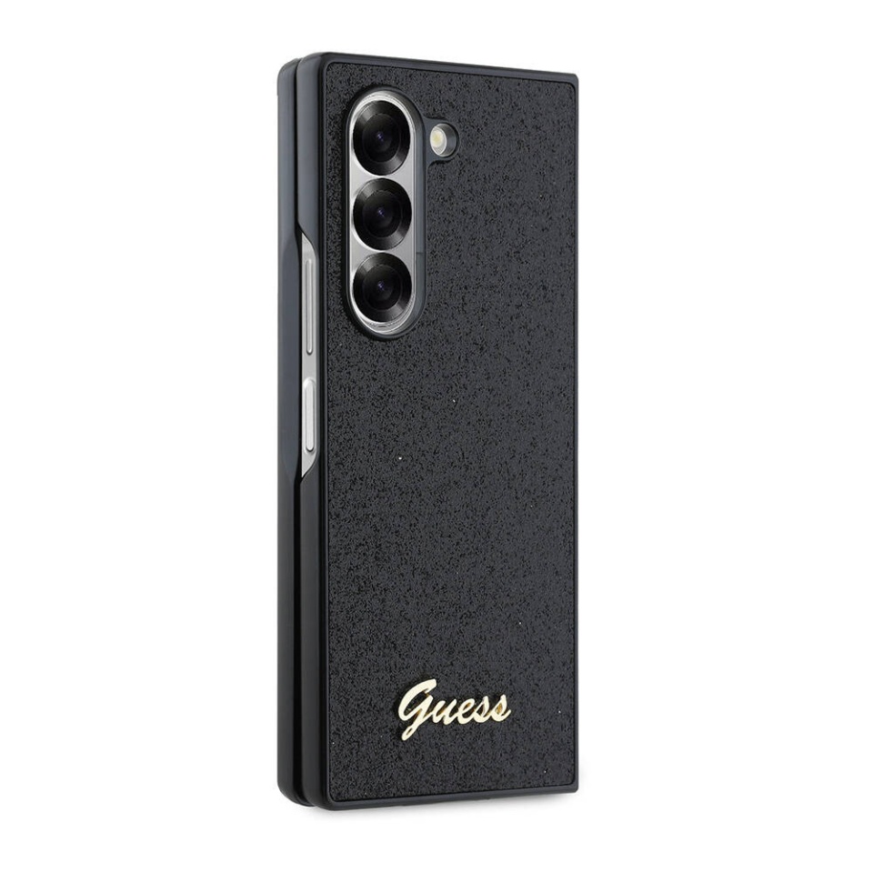 Husa pentru Samsung Galaxy Z Fold6, Glitter Script, Guess, Negru - 3 | YEO