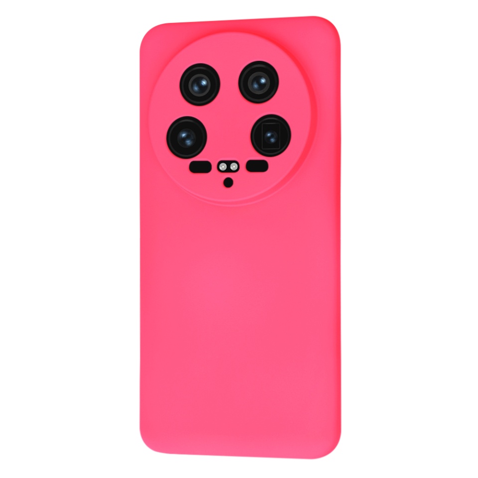 Husa pentru Xiaomi 14 Ultra din Silicon Catifelat, Protectie Premium, Skyddar SoftElegance - Fucsia - 3 | YEO